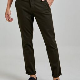 Red Flame Men Slim Fit Stretchable Mid-Rise Cuffed Trousers-image-102