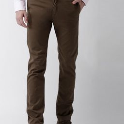 Celio Men Olive Green Slim Fit Trousers-image-61