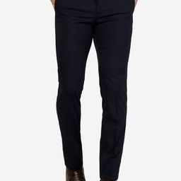 Greenfibre Men Mid Rise Super Slim Fit Plain Formal Trousers-image-86
