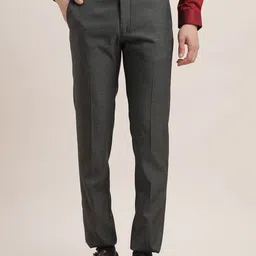 Turtle Men Tailored Slim Fit Trousers-image-52