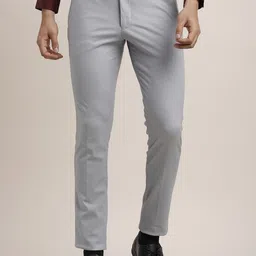 Turtle Men Tailored Slim Fit Trousers-image-67