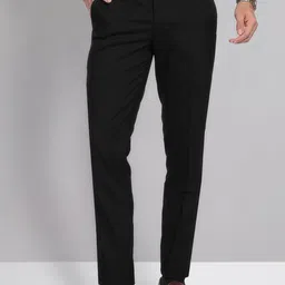 AD By Arvind Men Slim Fit Mid-Rise Formal Trousers-image-25
