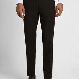 Peter England Elite Men Slim Fit Formal Trousers-picture-48