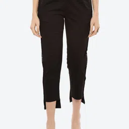 Rangriti Women Black Slim Fit Trousers-image-44