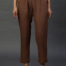 AURELIA Women Mid-Rise Slim Fit Trousers-image-29