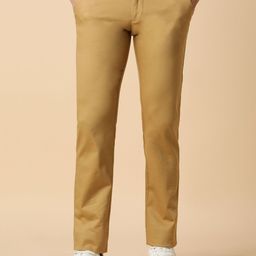 Allen Solly Men Brown Mid-Rise Slim Fit Trousers-image-20
