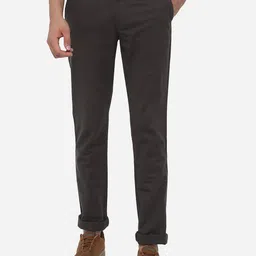 Greenfibre Men Slim Fit Casual Trousers-picture-15
