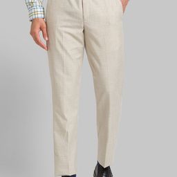 Park Avenue Men Super Slim Fit Textured Plain Formal Trousers-image-70