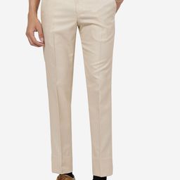Greenfibre Men Slim Fit Formal Trousers-picture-5