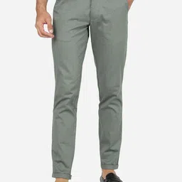 Greenfibre Men Slim Fit Mid Rise Cotton Chinos-picture-41