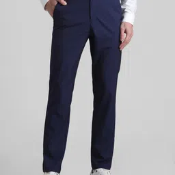 Jack & Jones Men Striped Mid-Rise Slim Fit Trouser-picture-11