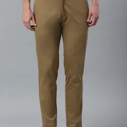 Klub Fox Men Textured Slim Fit Trousers-picture-26