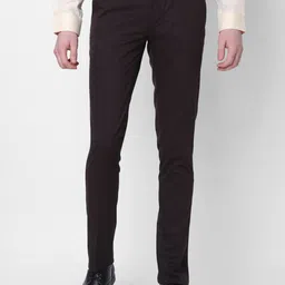 J Hampstead Men Mid-Rise Slim Fit Formal Trousers-image-94