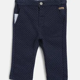 Chicco Boys Printed Relaxed Mid Rise Cotton Trousers-picture-31