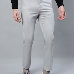 Cantabil Men Mid-Rise Slim Fit Comfort Trousers-image-98