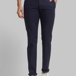 Park Avenue Men Neo Fit Mid Rise Plain Trousers-picture-2