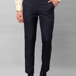Park Avenue Men Regular Fit Self Design  Trousers-image-28