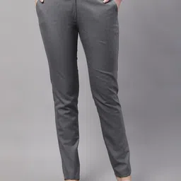 Cantabil Women Mid-Rise Formal Trousers-picture-27