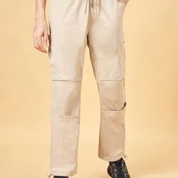 YU by Pantaloons Men Pure Cotton Trousers-image-19