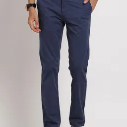 Turtle Men Relaxed Skinny Fit Trousers-image-33