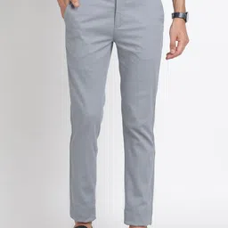 Turtle Men Relaxed Skinny Fit Trousers-image-96