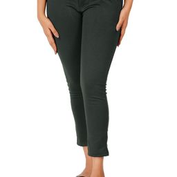 BAESD Women Smart Skinny Fit Mid-Rise Cropped Trouser-image-109