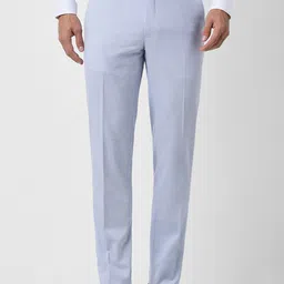 Peter England Men Slim Fit Formal Trousers-picture-38