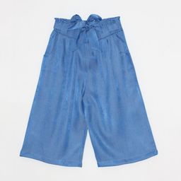 Peppermint Girls Blue Cotton Culottes Trouser-image-57