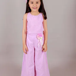 LIL DRAMA Self Design Top with Trousers-image-41