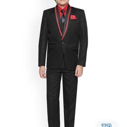 BAESD Boys Tuxedo 5-Piece Party Suit-image-47