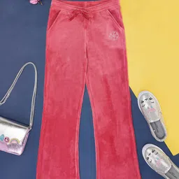 Pantaloons Junior Girls Mid Rise Cotton Parallel Trousers-picture-23