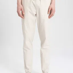 DeFacto Men Mid Rise Pure Cotton Trousers-image-84