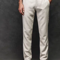 RARE RABBIT Men Regular Fit Mid-Rise Casual Trousers-image-10