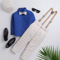 Jeetethnics Boys Partywear Shirt with Trousers-image-72