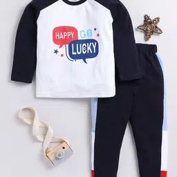 Toonyport Boys Printed Pure Cotton T-Shirt With Trousers-picture-5