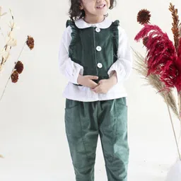 Tiber Taber Girls Shirt with Trousers-image-43