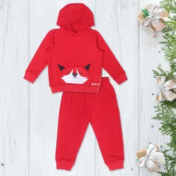 BAESD Kids Graphic Printed Hooded T-shirt with Trousers-image-30