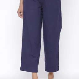 SUTI Women Navy Blue Trousers-image-44