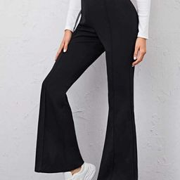 BROADSTAR Women Smart Flared High-Rise Boot Cut Trouser-image-21