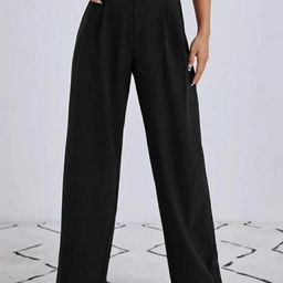 Next One Women Relaxed Loose Fit High-Rise Easy Wash Trousers-picture-14