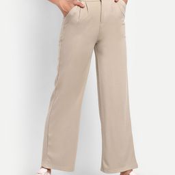 BROADSTAR Smart Loose Fit High-Rise Easy Wash Trousers-picture-2