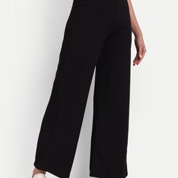BROADSTAR Women Smart Loose Fit High-Rise Easy Wash Trousers-picture-31