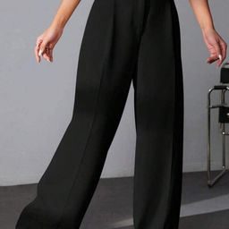 Next One Women Smart High-Rise Easy Wash Stretchable Trousers-picture-5