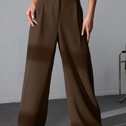 Next One Women Smart High-Rise Easy Wash Stretchable Trousers-picture-30