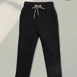 A-Okay Unisex Kids Skinny Fit High-Rise Easy Wash Jogger Jeans-30