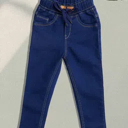 A-Okay Kids Skinny Fit Clean Look Cotton Denim Jogger-37