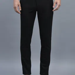 CANOE Men Mid-Rise Smart Easy Wash Formal Trousers-picture-7