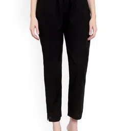 Alakh Creation Women Relaxed Easy Wash Trousers-image-4