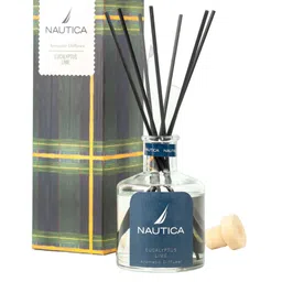 Nautica Eucalyptus Lime 100% Natural Aroma Oil Diffuser Set With 7 Reeds 150 ML image 5