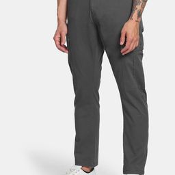 Flying Machine Twill Slim Fit Cargo Trousers-image-42